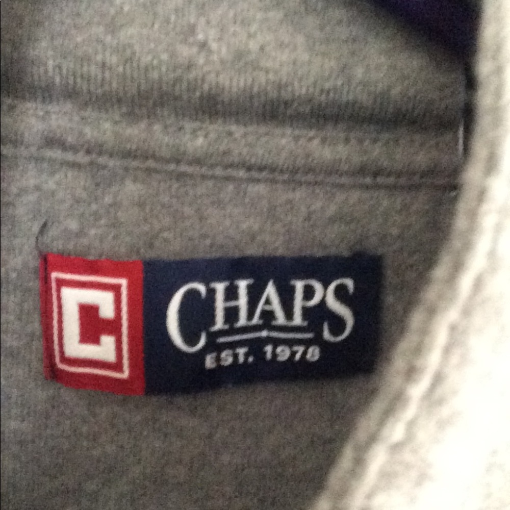 Chaps Half-Zip Pull Over Sweatshirt - image 3